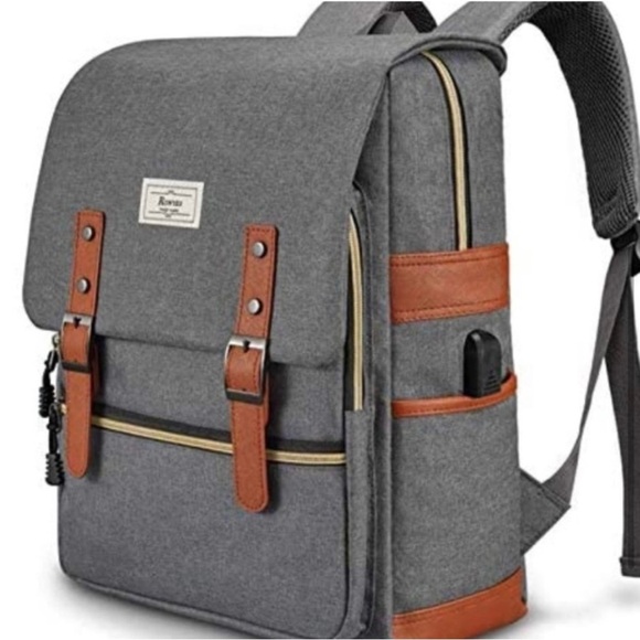 RONYES Trademark Laptop Travel Backpack Grey main image 6